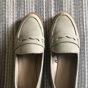 Gray/taupe Zara Basic Collection Loafer
